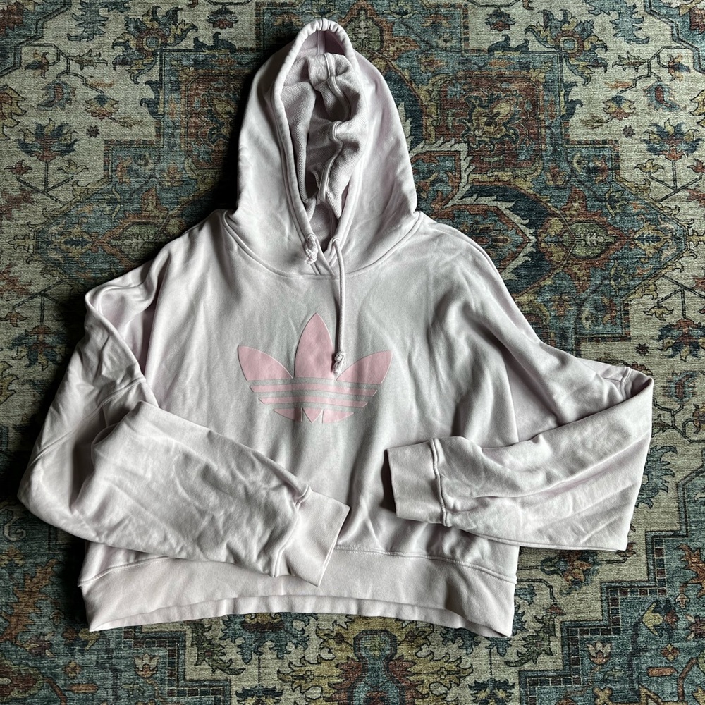 ADIDAS cropped hoodie